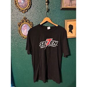 7 Brew Black Energy Shirt Sz Large